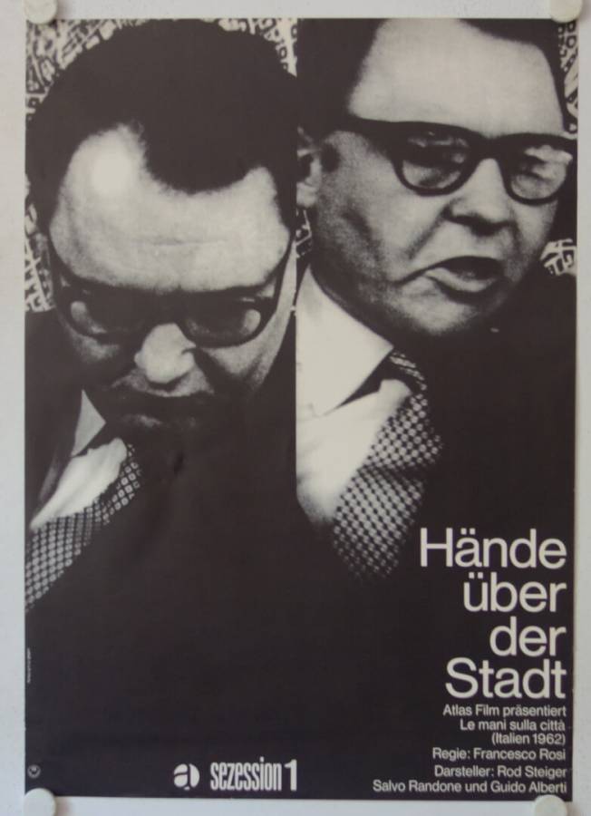 Hands over the City original release german movie poster